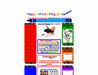 preschoolcoloringbook.com screenshot