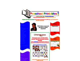 preschoolprintables.com screenshot
