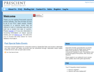 prescientore.com screenshot