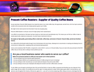 prescottcoffeeroasters.com screenshot