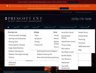 prescottent.com screenshot