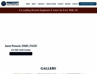 prescottfamilydentistry.com screenshot