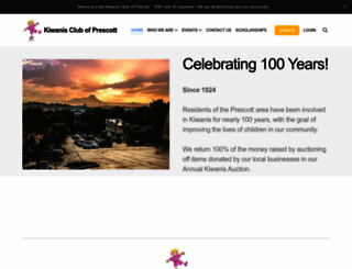 prescottkiwanis.com screenshot