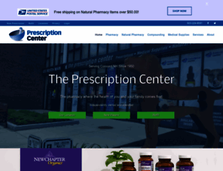 prescription-center.com screenshot