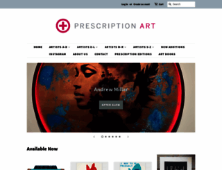 prescriptionart.com screenshot