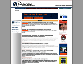 prescrire.org screenshot