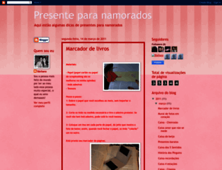 presenteparanamorados.blogspot.com screenshot