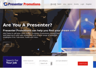presentercentre.co.uk screenshot