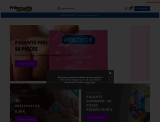 preservatifsenligne.fr screenshot