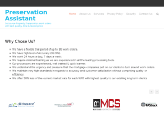 preservationassistant.com screenshot