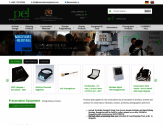 preservationequipment.com screenshot