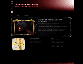 preservebarbers.com screenshot