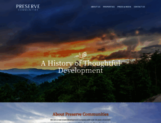 preservecommunities.com screenshot