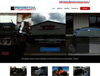 presidentialglass.com screenshot