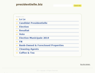 presidentielle.biz screenshot