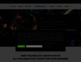 presidio.com screenshot