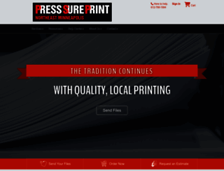 press-sure-print.com screenshot