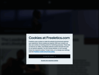 press.freeletics.com screenshot