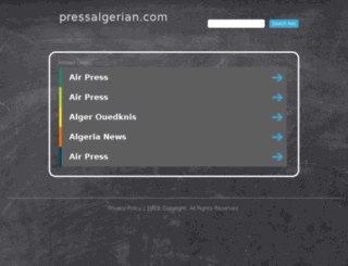 pressalgerian.com screenshot