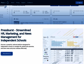 pressburst.com screenshot