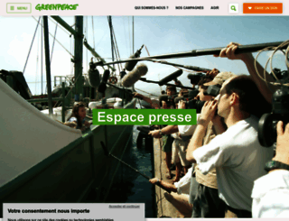 presse.greenpeace.fr screenshot