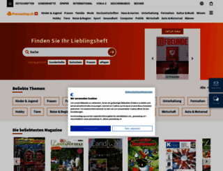 presseshop.ch screenshot