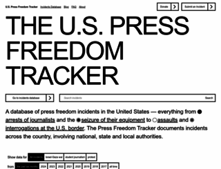 pressfreedomtracker.us screenshot