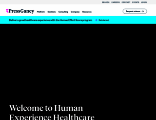 pressganey.com screenshot