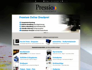 pressio.de screenshot