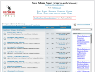 pressreleaseforum.express-press-release.net screenshot