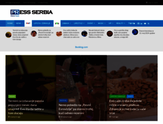 pressserbia.com screenshot