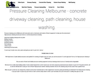 pressurecleaningmelbourne.net.au screenshot