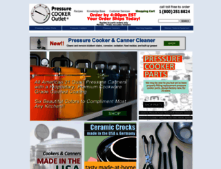 pressurecooker-outlet.com screenshot