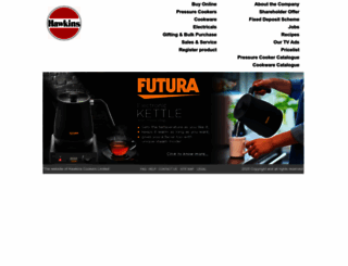 pressurecooker.in screenshot