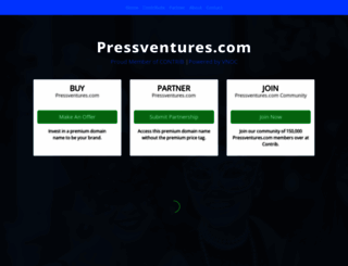 pressventures.com screenshot