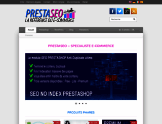 presta-seo.fr screenshot