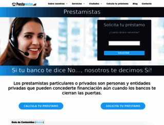 prestamistasparticulares.es screenshot