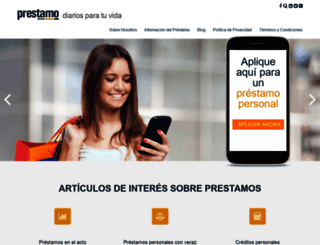 prestamo.com.ar screenshot