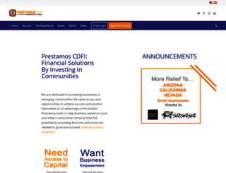 prestamosloanfund.org screenshot