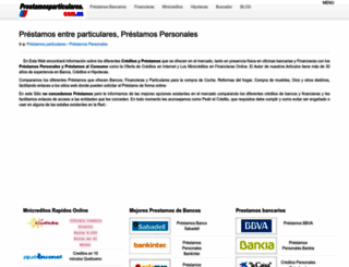 prestamosparticulares.com.es screenshot