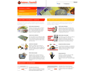 prestamosyfinancieras.com screenshot