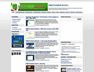 prestashopmania.blogspot.com screenshot