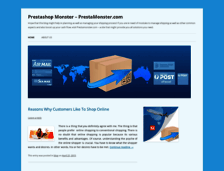 prestashopmonster.wordpress.com screenshot