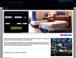 prestige-coral-platja.hotel-rez.com screenshot