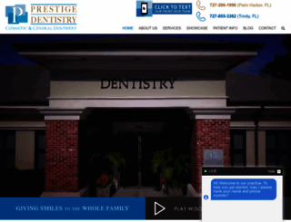 prestige-dentistry.com screenshot