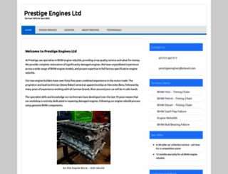prestige-german-engines.co.uk screenshot