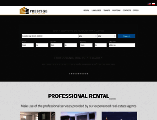 prestige-real-estate-warsaw.pl screenshot