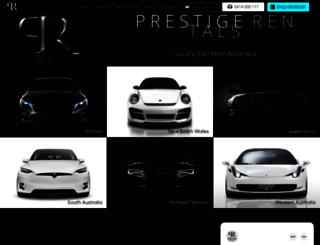 prestige-rentals.com.au screenshot