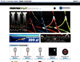 prestige-sport.pl screenshot