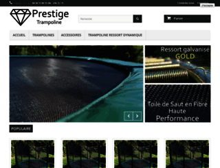 prestige-trampoline.fr screenshot